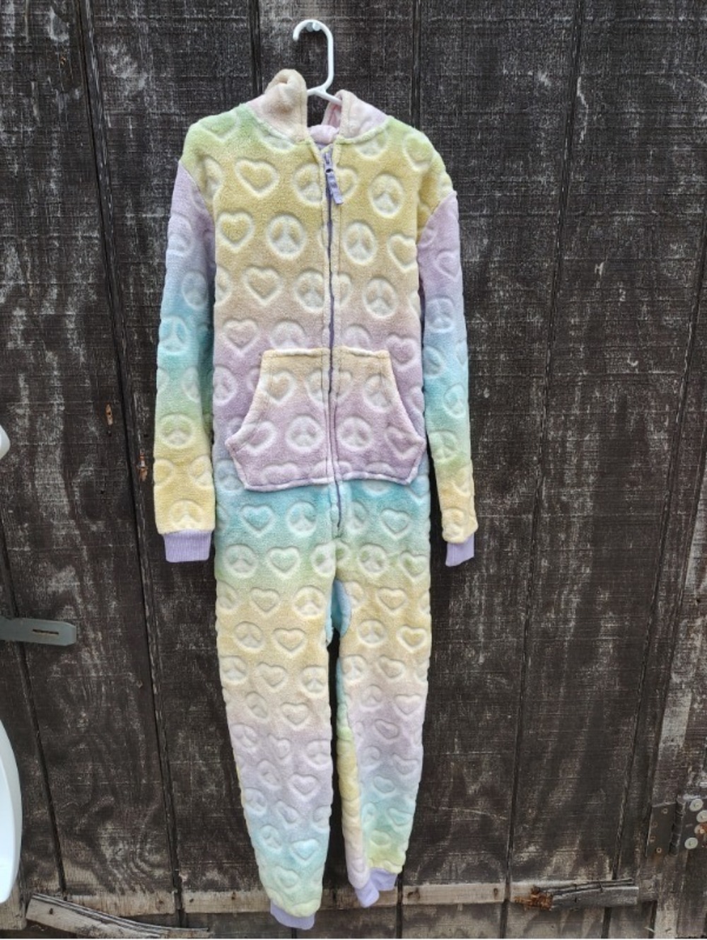More Than Magic Peace Sign/ Heart Sleepwear Onesie